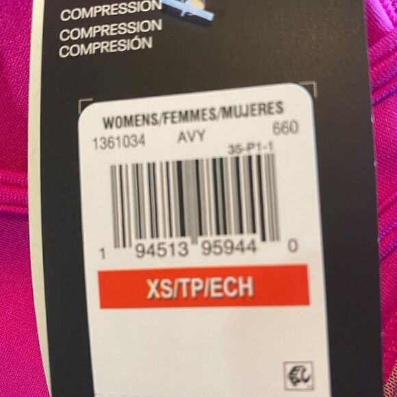 Under Armour Womens XSmall Crossback Medium-Impact Sports Bra
Meteor Pink - Picture 6 of 7